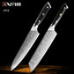 XITUO Damascus kitchen Knife 1-9PC 67 layers Japan Damascus steel Chef knife Sharp Sankotu Cleaver Boning Paring knife G10 handl