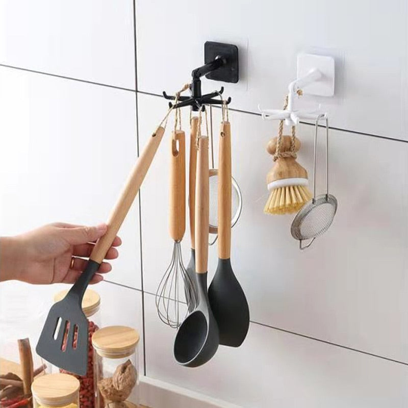 Kitchen Hook Multi-Purpose Hooks 360 Degrees Rotated