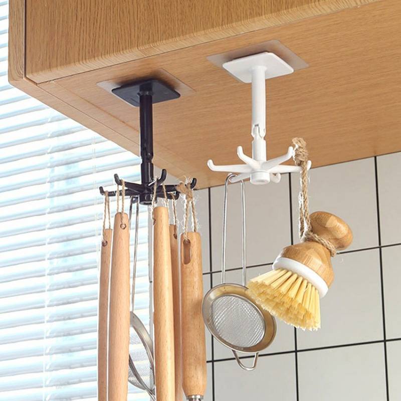 Kitchen Hook Multi-Purpose Hooks 360 Degrees Rotated